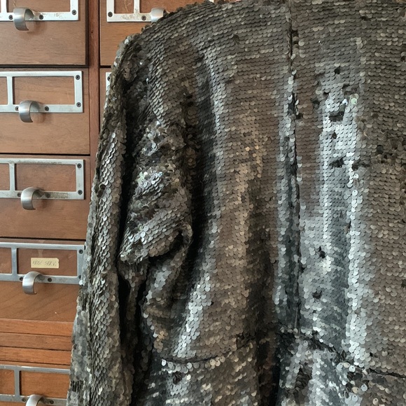 Free People Party Sequin Open Drape Jacket Extra Small - Picture 6 of 16